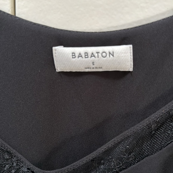 Babaton/ Aritzia - Black Flowy Lace Cami - Picture 4 of 4